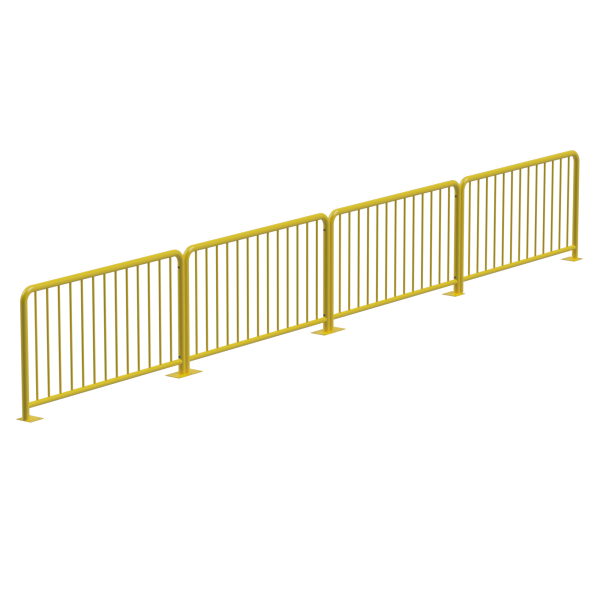 Suojakaide 60 x 2000 mm Keltainen - Image 2