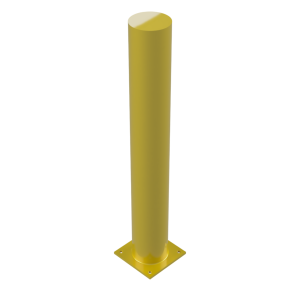 Törmäyspollari 139,7 mm x 1000 mm keltainen